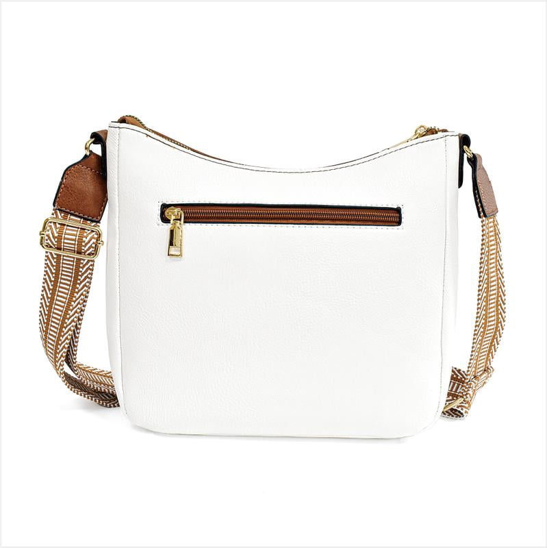Badiya Crossbody Bags for Women Trendy Vegan Leather Hobo Handbags With Adjustable Strap Shoulder Bucket Bags