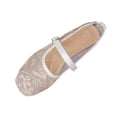 thumbnail image 2 of Ladies 2026 Summer Flat Shoes Solid Color Closed Toe Outdoor Soft Sole Slip On Lightweight Cushioned Orthopedic Arch Support Wide Toe Box Comfort Walking Daily Footwear Gold 43, 2 of 5
