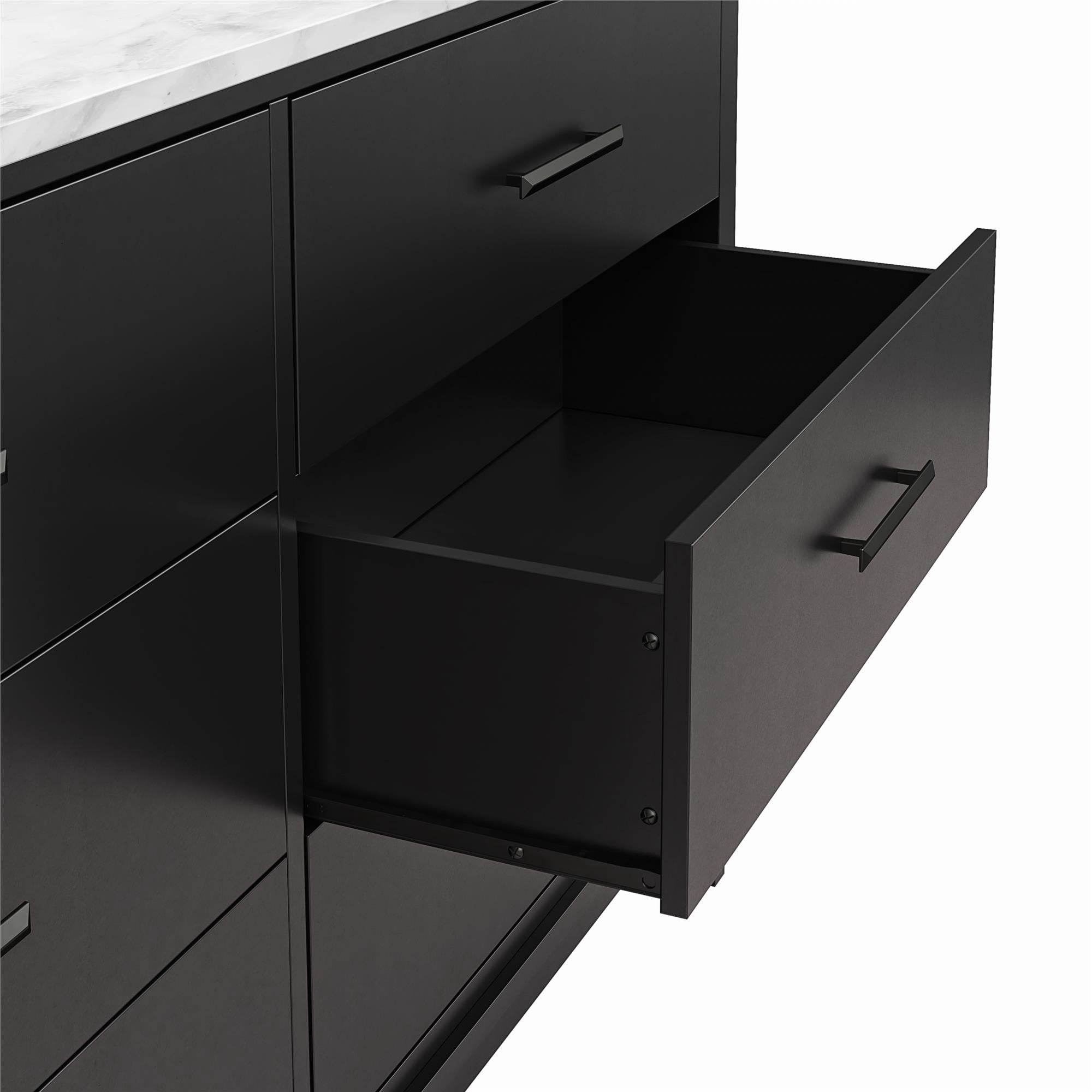 ameriwood black dresser Ameriwood Home Fulton Black Oak 3 Drawer Dresser - Bed Bath & Beyond