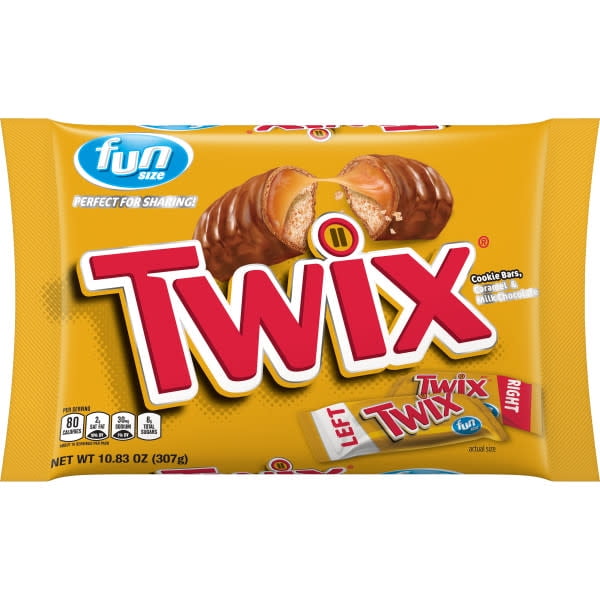 Twix Fun Size Caramel Cookie Chocolate Bars - 10.83 oz Bag