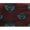 thumbnail image 4 of oneOone Georgette Viscose Fabric Floral Block Printed Fabric 1 Yard 42 Inch Wide, 4 of 4