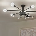 thumbnail image 4 of 52602BK Kichler Lighting Ocala - 6 Light Flush Mount-12.5 Inches Tall and 24.25 Inches Wide-Black Finish, 4 of 9