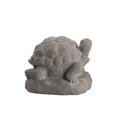 thumbnail image 2 of Urban Trends Collection 28362 Terracotta Hollow Turtle Figurine Facing Upright on Base Washed, Dark Gray - Small, 2 of 2