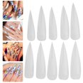 thumbnail image 6 of 500pcs 3 Colors False Nail Tips Long False Nail DIY Decoration Transparent, 6 of 7