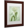 thumbnail image 2 of Trademark Fine Art "Allium I" Canvas Art by Color Bakery White Matte, Wood Frame, 2 of 4