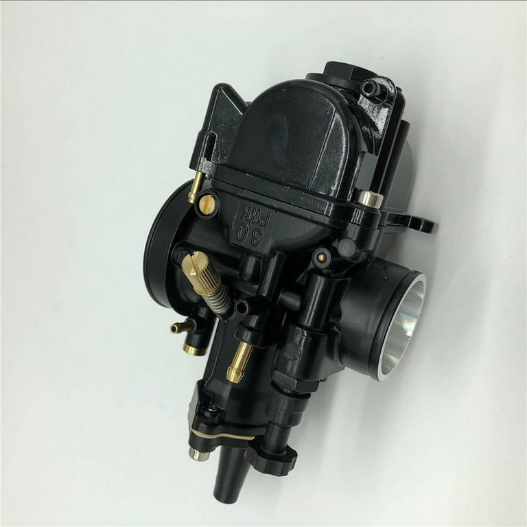 34mm PWK Carburetor Carb Universal For Keihin Mikuni Dellorto Koso Con Power Jet Black - Foto 4