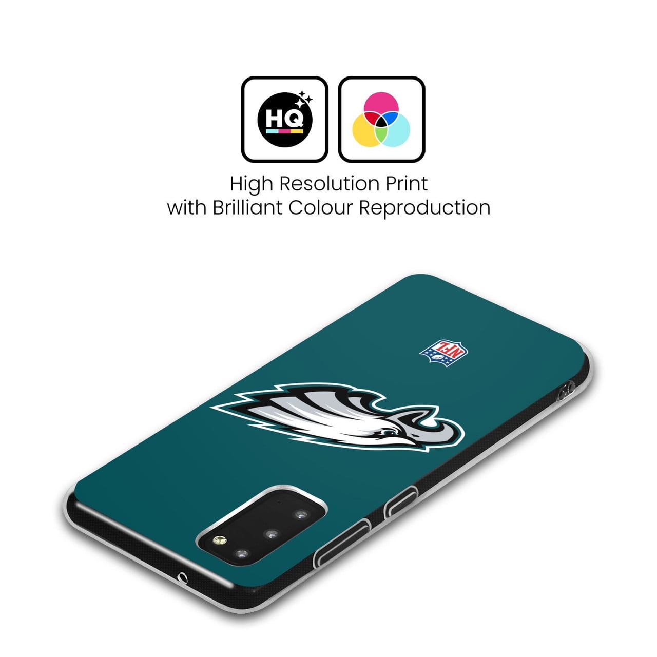 Head Case Designs NFL Philadelphia Eagles Logo Plain Soft Gel Case for Samsung Galaxy S23 Ultra 5G