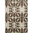 thumbnail image 3 of Benzara BM201140 3 x 2 ft. Power Loom Polypropylene Rug with Ornated Pattern, Brown & Cream, 3 of 4