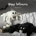 thumbnail image 4 of Phantoscope Happy Halloween Faux Fur Spider Shaped Throw Pillow, Black, 9 x 16 inch, 4 of 5