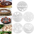 thumbnail image 1 of Herramientas de decoración de pasteles ANGGREK 5 uds plástico blanco, 1 of 8