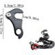 thumbnail image 2 of Pack of 2 Bicycle Derailleur Hanger Adapter Mech Front Derailleur Hanger with Screw Mount, 2 of 5