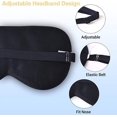 thumbnail image 3 of 100% Natural Silk Eye Mask Blindfold, Adjustable Strap Super-Smooth Soft Sleep Eye Mask for Sleeping, 3 of 3