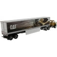 thumbnail image 2 of CAT Caterpillar CT660 Day Cab with Caterpillar Mural Dry Van Trailer "Transport Series" 1/50 Diecast Model by Diecast Masters, 2 of 5