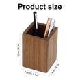 thumbnail image 6 of MultiBey Curated Black Walnut Pen Holder | Exquisitely Crafted Solid Wood Design | Sophisticated Desk Accent for Luxury Home & Office Decor, 6 of 6