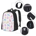 thumbnail image 2 of Easygdp Easter Colorful Rabbit Mochila de Gran Capacidad Minimalista Ideal para Escuela, Viajes y Uso Diario, 2 of 6