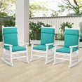 thumbnail image 7 of Outdoor Chair Cushions, Patio Furniture Cushions, Rocking Chair Cushions Waterproof, 21" x 20", Outdoor Seat Cushions with Straps for Chair Set of 2, 7 of 7