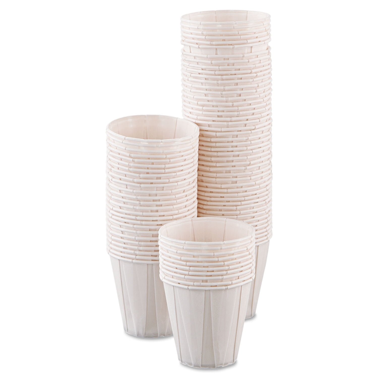 Dart® Paper Medical And Dental Treated Cups, 3.5 Oz, White, 100/bag, 50 Bags/carton