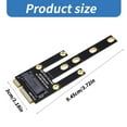 thumbnail image 5 of CIYISON PCIE to NVMe Adapter Converter Card Risers Support 2230 2242 2260 2280 M.2, 5 of 8