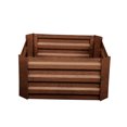 thumbnail image 3 of Ainfox Raised Metal Garden Bed,Corrugated Steel Planter For Flowers And Vegetables,Metallic Brown, 3 of 6