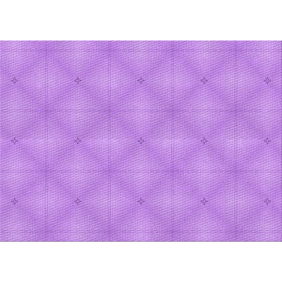 Ahgly Company Indoor Rectangle Patterned Violet Purple Area Rugs, 7' x 9'