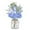 BU2, variant on Silk Roses Artificial Flowers with Vase 13.7in Faux White Floral Arrangement for Home Office Table Centerpiece Holiday Décor