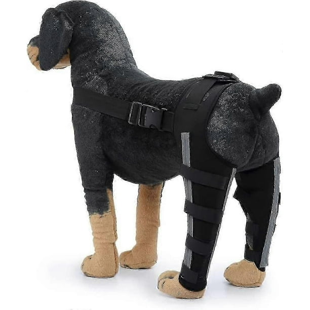par de ortesis para patas traseras de perro, ideal para curar heridas en las patas, prevenir lesiones articulares y esguinces. Vendaje para articulaciones de perros.