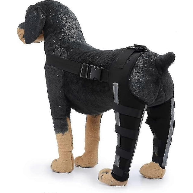 par de ortesis para patas traseras de perro, ideal para curar heridas en las patas, prevenir lesiones articulares y esguinces. Vendaje para articulaciones de perros.