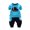 Blue, variant on Vedolay Boy Casual Outfits Boy's Fall 2 Piece Outfits Print Halter Long Sleeve Top Button Front Belted Pants Set,Blue 0-6 Months