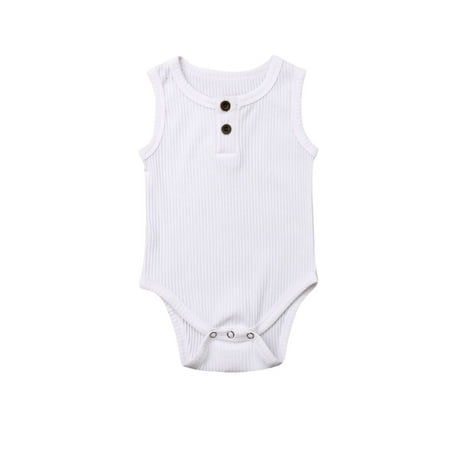 

Bmnmsl Newborn Romper Baby Girls Cute Sleeveless Jumpsuit Kids Clothing