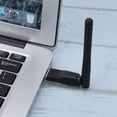thumbnail image 1 of Tarjeta adaptadora inalámbrica Ethernet Wi-Fi USB 802.11n de 150 Mbps con antena 2dbi, 1 of 3