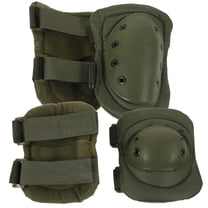 WRITWAA 1Set Green Camouflage Knee Pad Thick Sponge Cushioning Outdoor Sports Brace