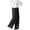 Black, variant on Hanes Men's Dress Pants Plus Size 2024 Fold Pleated Straight Wide Leg Suit Pants Business Casual Pants with Pocket Army Green L