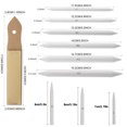 thumbnail image 2 of 14PCS Blending Stumps Tortillions Kits Art Blending Stumps with Sandpaper, 2 of 6