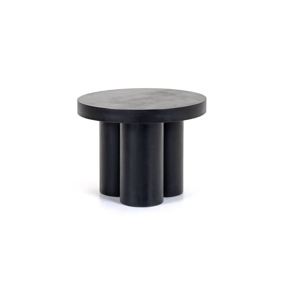 Modrest Bruni - Modern Black Concrete End Table