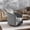 Gray, variant on EMMA + OLIVER Traditional Foam Polyester Steel Swivel Barrel Accent Chair, Gray