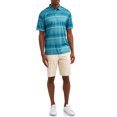 thumbnail image 2 of Ben Hogan Men's Performance Short Sleeve Printed Stripe Golf Polo Shirt, up to 5XL, 2 of 4