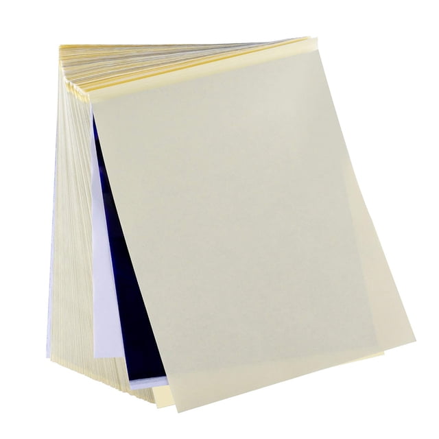 Papel de transferencia para tatuajes, 100 hojas, papel para plantillas de tatuajes, papel térmico para plantillas para piel, tamaño A4