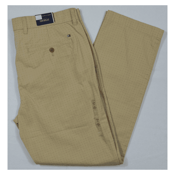 Tommy Hilfiger Men's Dot-Pattern Cotton Pants ,Size 30X32, MSRP $69