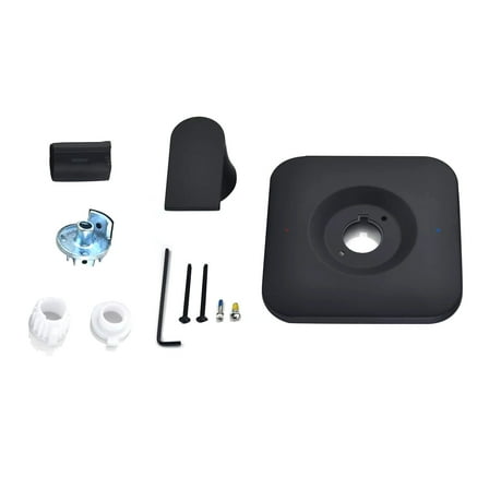 GUYUTING T2471BL Black Shower Handle Kit for Stainless Stylish Easy Install 2510 Valve Needed