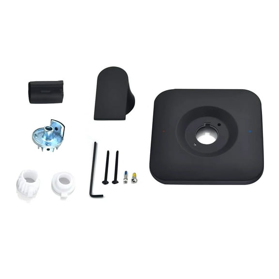 GUYUTING T2471BL Black Shower Handle Kit for Stainless Stylish Easy Install 2510 Valve Needed