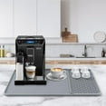 thumbnail image 2 of Silicone Coffee Mat, 24'' x 16'' Bar Mat with Detachable Dish Drying Mat for Countertops, Fits Under Coffee Maker, Machine, Espresso Machine, Dish Rack, 2 of 8