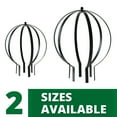 thumbnail image 3 of DÉCOR WOW Garden Orb Ornament, Large Obelisk Trellis, 27"H x 23" W, Metal, Black, 3 of 7