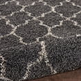 thumbnail image 5 of Nourison Amore Charcoal Shag Area Rug AMOR2 5'3" x 7'5", 5 of 9