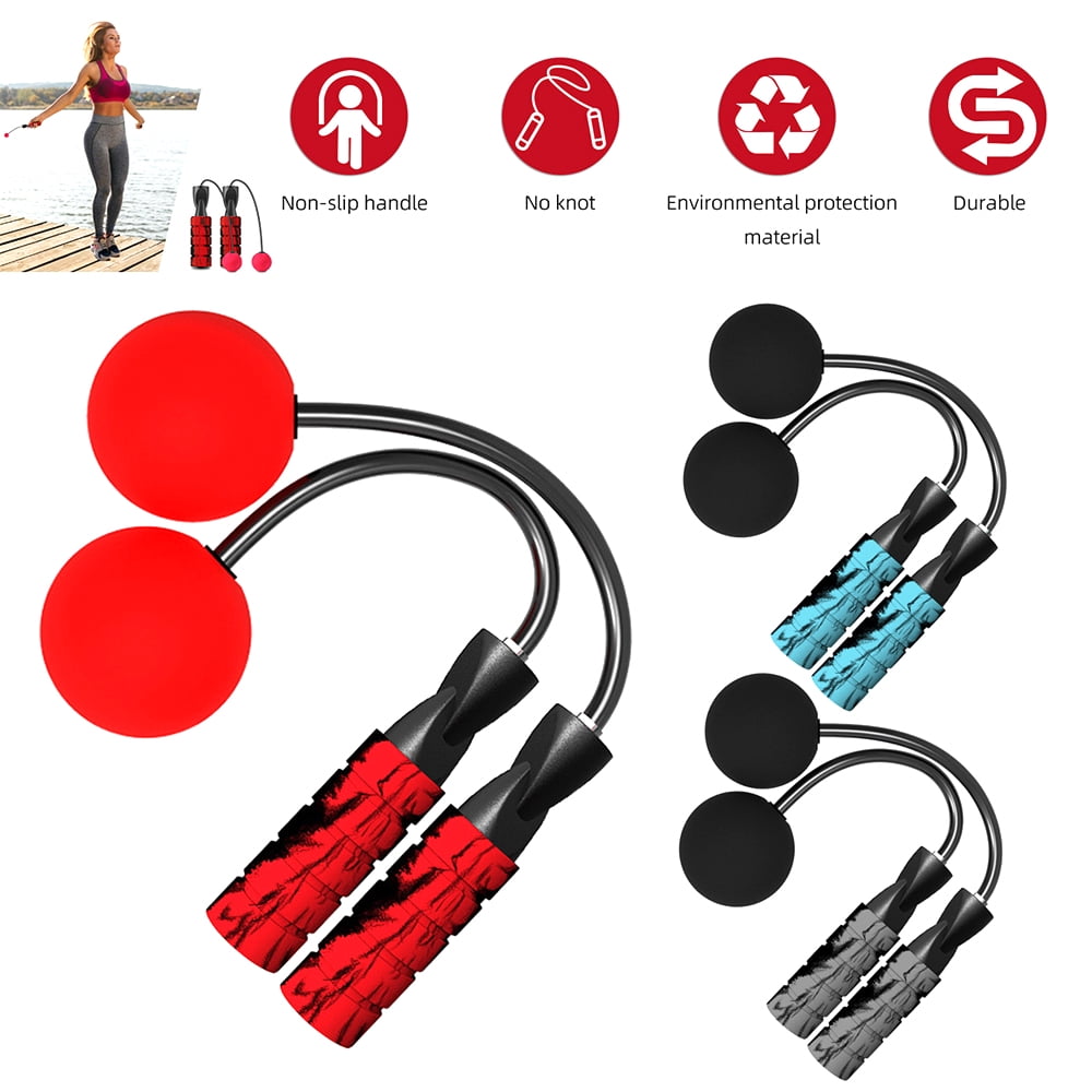 Jump Rope, Weighted Ropeless Skipping Rope for Fitness, TangleFree
