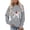 Grey [Womens Halloween Sweatshirts] [WenDA6070220], variant on Halloween Sweatshirt for Women Dressy Casual Roses in Skeleton Printed Long Sleeve Halloween Sweaters for Women Fall Tops Trendy Fashion Clothing Light Blue, XXL