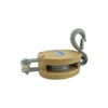 4" Single Pulley Wooden Shell Rope Block