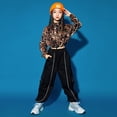 thumbnail image 3 of Rolanko Girls' Y2K Parachute Cargo Pants High Waisted Versatile Wear for Everyday School and Dance, 3 of 5