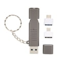 thumbnail image 4 of Whistle Flash Drive SOS al aire libre impermeable USB3.0 120dB sonido multifunción aleación de zinc U disco con llavero para computadora 16GB negro, 4 of 8