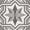 Cinema Gray, variant on The Tile Life Seville Art 8" x 8" Patterned Palais Blue Matte Porcelain Tile Sample 1 Piece