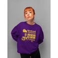 thumbnail image 2 of Weekend Forecast Graphic - Churro Fun Design Women's Sweatshirt, 2 of 4